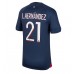 Paris Saint-Germain Lucas Hernandez #21 Replika Hemma matchkläder 2023-24 Korta ärmar